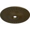 Ekena Millwork Galveston Ceiling Medallion (Fits Canopies up to 4 3/4"), 36 5/8"OD x 3 5/8"ID x 2 3/8"P, Brass CM36GLBRS - alternate 3
